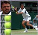 Goran Ivanisevic Returns a Rafter Serve in the Final